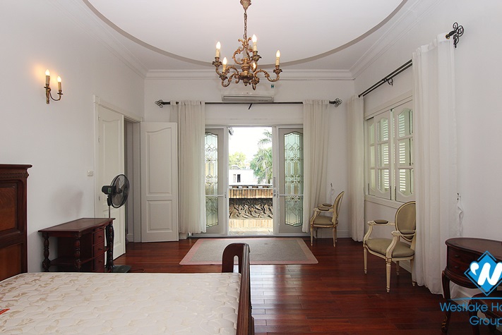 Beautiful 4 bedrooms house for rent with nice terrace in Nghi Tam - Tay Ho - Hanoi